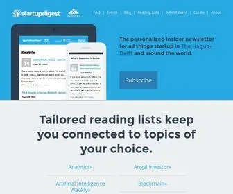 Startupdigest.com(Startup Digest) Screenshot