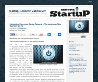 Startupgenome.cc(Startup Genome Vancouver) Screenshot