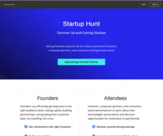 Startuphunt.co(Bubble introduces a new way to build a web application. It’s a no) Screenshot