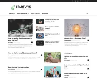 Startupik.com(Startup Magazine and Startup News) Screenshot