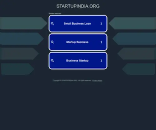 Startupindia.org(Startupindia) Screenshot