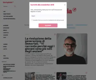 Startupitalia.eu(Il magazine che parla di innovazione) Screenshot