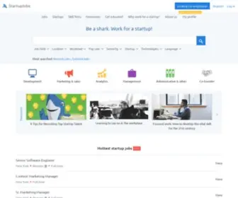 Startupjobs.com(Be a shark) Screenshot