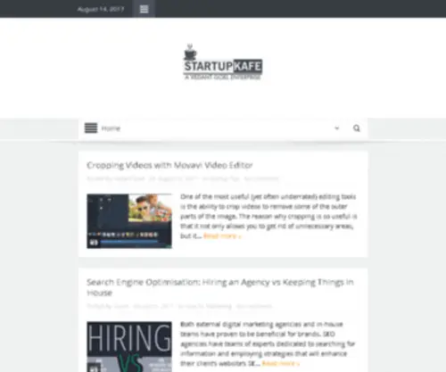 Startupkafe.com(Startupkafe) Screenshot
