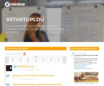 Startuplouisville.com(Louisville's Startup Calendar and Resource Hub) Screenshot