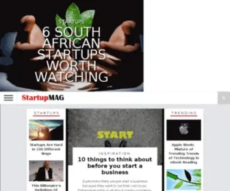 Startupmag.co.za(StartUp Mag South Africa) Screenshot