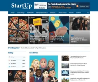 Startupmagazine.co.ke(Home) Screenshot