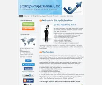 Startupprofessionals.com(Startup Professionals Entrepreneur Resources Expertise Funding Assistance) Screenshot