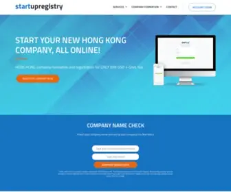 Startupregistry.hk(Hong Kong company formation and registration) Screenshot