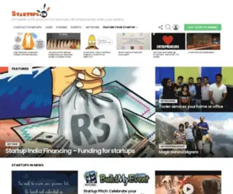 Startups.in(Portal for Indian startups) Screenshot