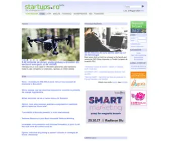 Startups.ro(Primul portal al antreprenorilor din Romania) Screenshot