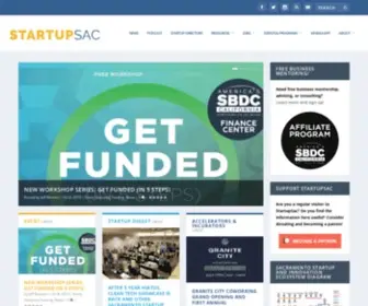 Startupsac.com(Sacramento Startup News) Screenshot