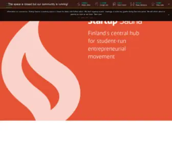 Startupsauna.com(Startup Sauna) Screenshot