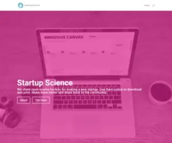 Startupscience.com(Startup Science®) Screenshot