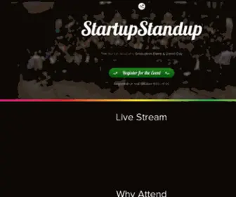 Startupstandup.com(Startupstandup) Screenshot