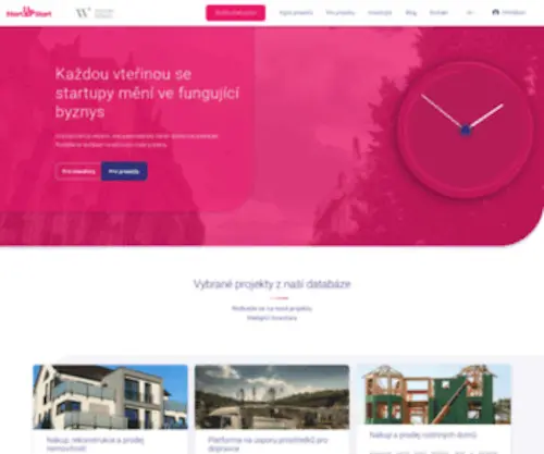 Startupstart.cz(Spojujeme projekty s investory) Screenshot