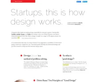 Startupsthisishowdesignworks.com(By Wells Riley) Screenshot