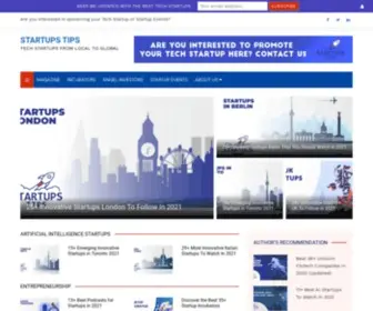 Startupstips.com(Startup MagazineSTARTUPS TIPS) Screenshot