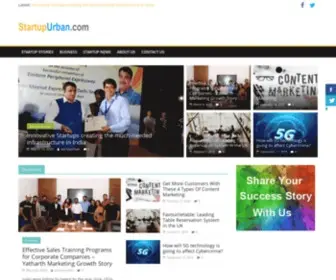Startupurban.com(Startups Success Stories) Screenshot