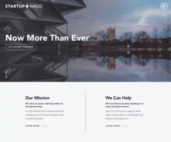 Startupwaco.com(Startup Waco) Screenshot