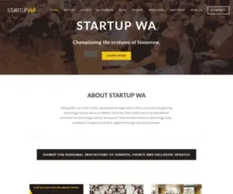 Startupwa.org(Startup WA) Screenshot