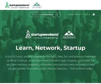 Startupweekend.org(Startup Weekend) Screenshot