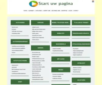 Startuwpagina.nl(Start jouw startpagina) Screenshot