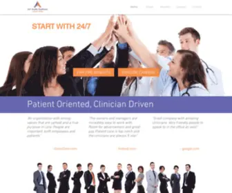 Startwith247.com(24/7 AvaRe Healthcare) Screenshot