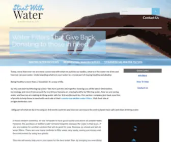 Startwithwater.org(WordPress) Screenshot