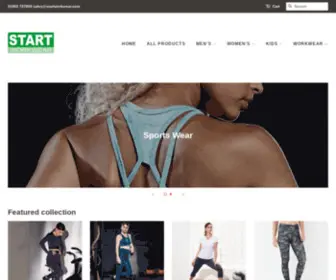 Startworkwear.com(Uniforms, Casuals and Promo Clothing) Screenshot