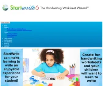 Startwrite.com(Handwriting Worsheet Wizard) Screenshot