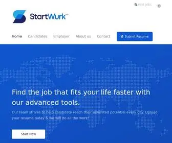 Startwurk.com(Jobs, career resources, education) Screenshot