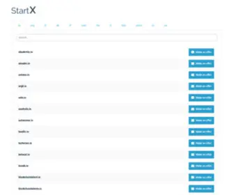 Startx.io(Start your business with a domain name! Crypto friendly) Screenshot