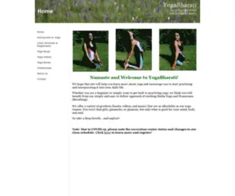 Startyoga.com(Website that introduces people to Yoga and Aurovision's products and services) Screenshot