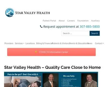 Starvalleyhealth.org(Star Valley Health) Screenshot