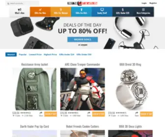 Starwargift.com(Star Wars Gifts 2019) Screenshot