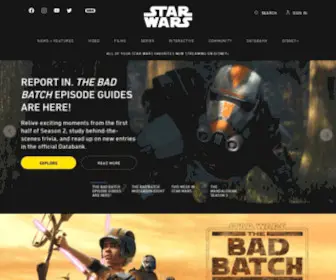 Starwars.com(The Official Star Wars Website) Screenshot