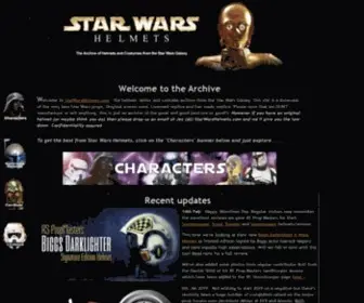 Starwarshelmets.com(Star Wars Helmets) Screenshot