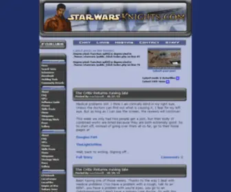 Starwarsknights.com(Knights of the Old Republic) Screenshot