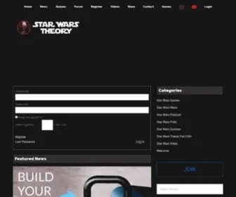 Starwarstheory.com(Star Wars Theory) Screenshot