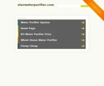 Starwaterpurifier.com(Choosing the right domain name can be overwhelming. Our personalized customer service) Screenshot