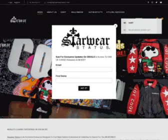 Starwearstatus.com(Starwear Status) Screenshot