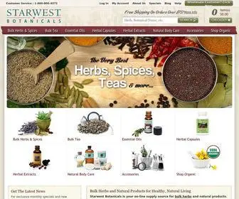 Starwest-Botanicals.com(Starwest Botanicals) Screenshot
