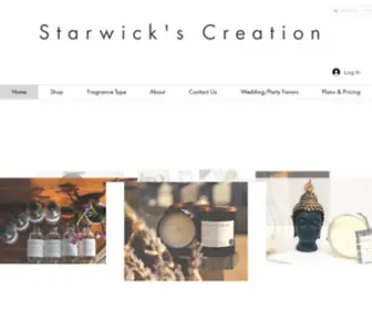 Starwickscreation.com(StarWick's based in Georgia) Screenshot