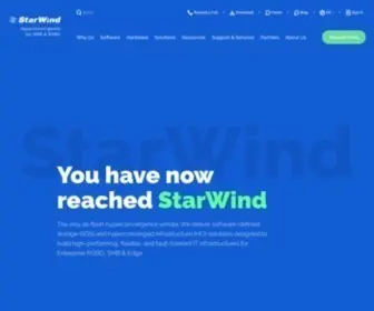 Starwindsoftware.com(Hyper Converged Infrastructure (HCI) and Virtual SAN (VSAN)) Screenshot