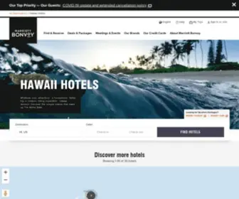 Starwoodhotelshawaii.com(Hawaii Hotels) Screenshot