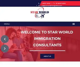 StarWorldimmigration.com(Star World Immigration Consultants Faridkot) Screenshot