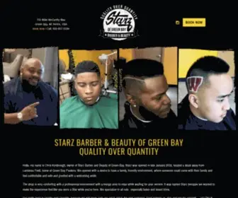 Starzbarberandbeauty.com(Book your appointment online at Starz Barber & beauty and see for yourself why our motto) Screenshot