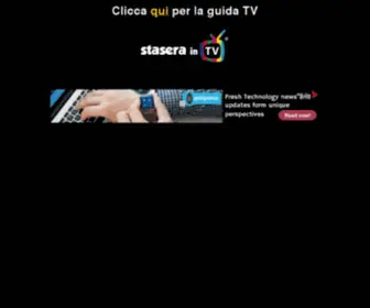 Staseraintv.it(Stasera in TV) Screenshot