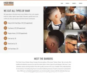 Stashhousebarbershop.com(Classic Haircuts located in North Long Beach and serving the local neighbors of Lakewood) Screenshot